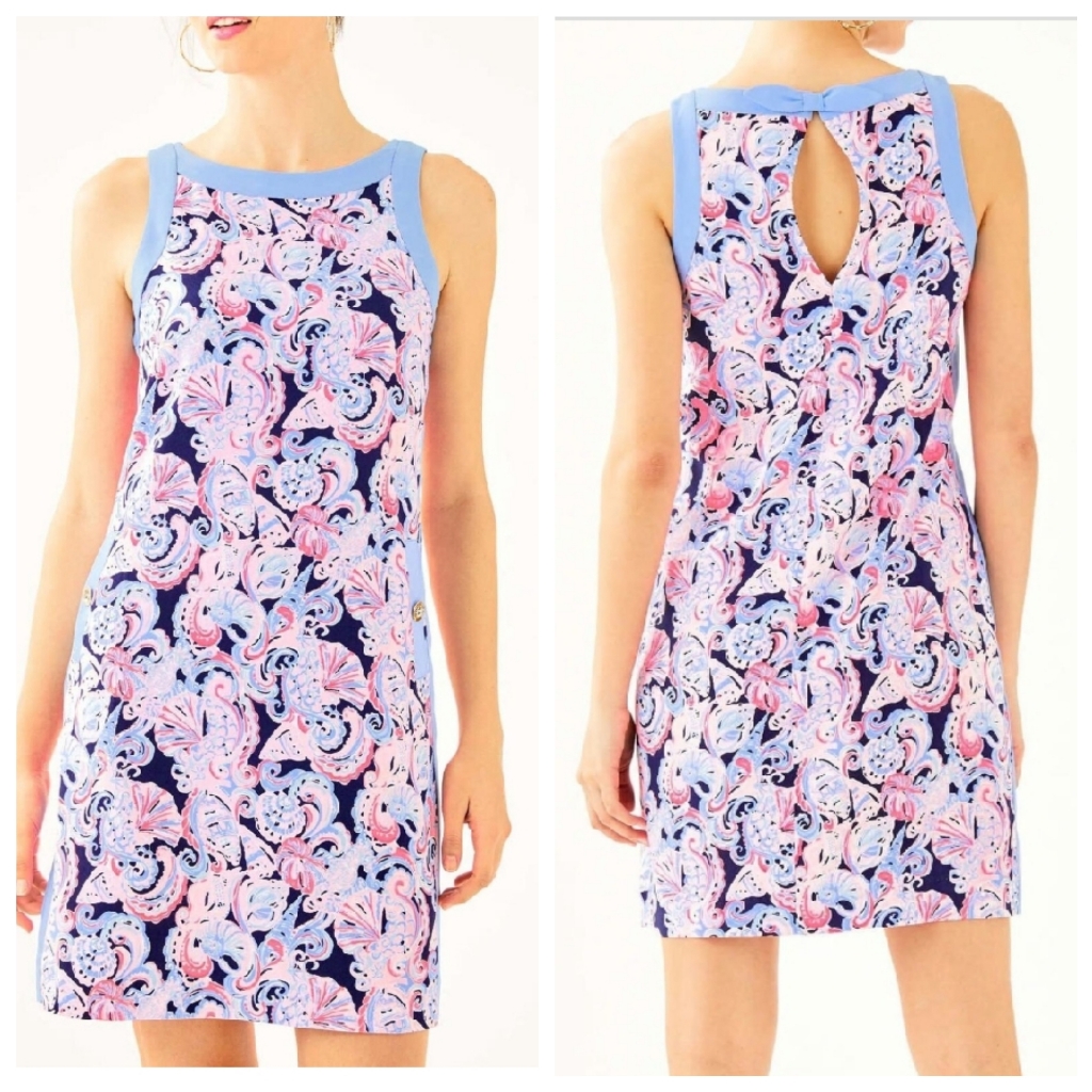 Lilly Pulitzer Stretch Angie Shift Dress Size 16